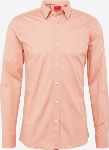 HUGO Red Button Up Shirt 'Elisha02' in Red: front