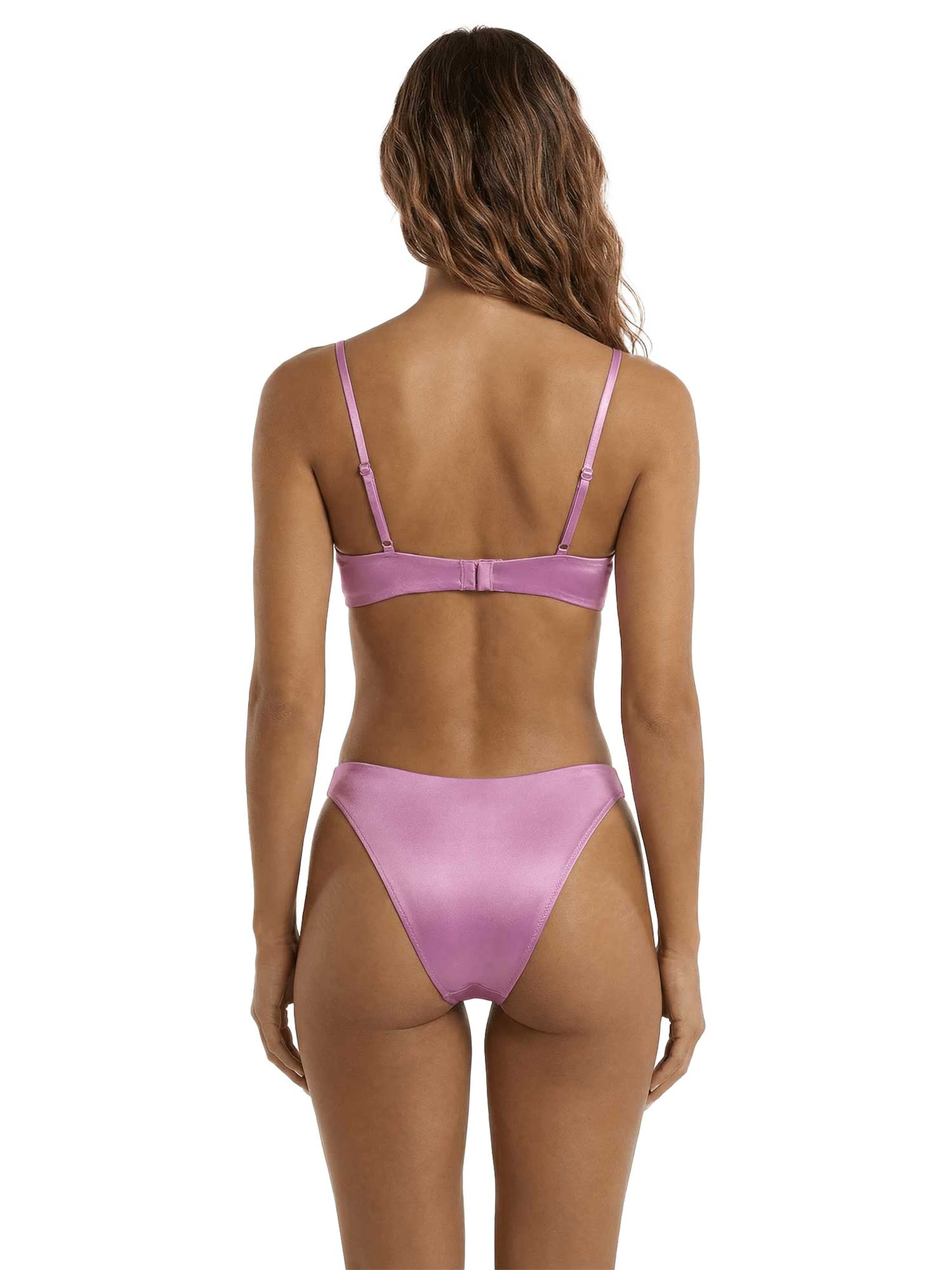 Kalaia - Balconet Bikini 'Blue Leopard Balconette Bikini' en lila