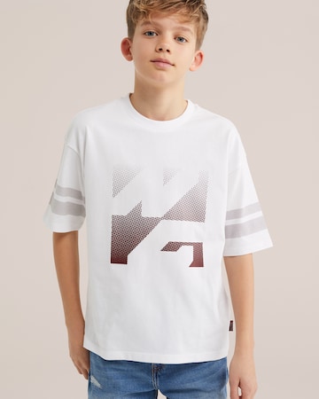 Tricou de la WE Fashion pe alb: față