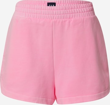 GAP Loose fit Trousers in Pink: front