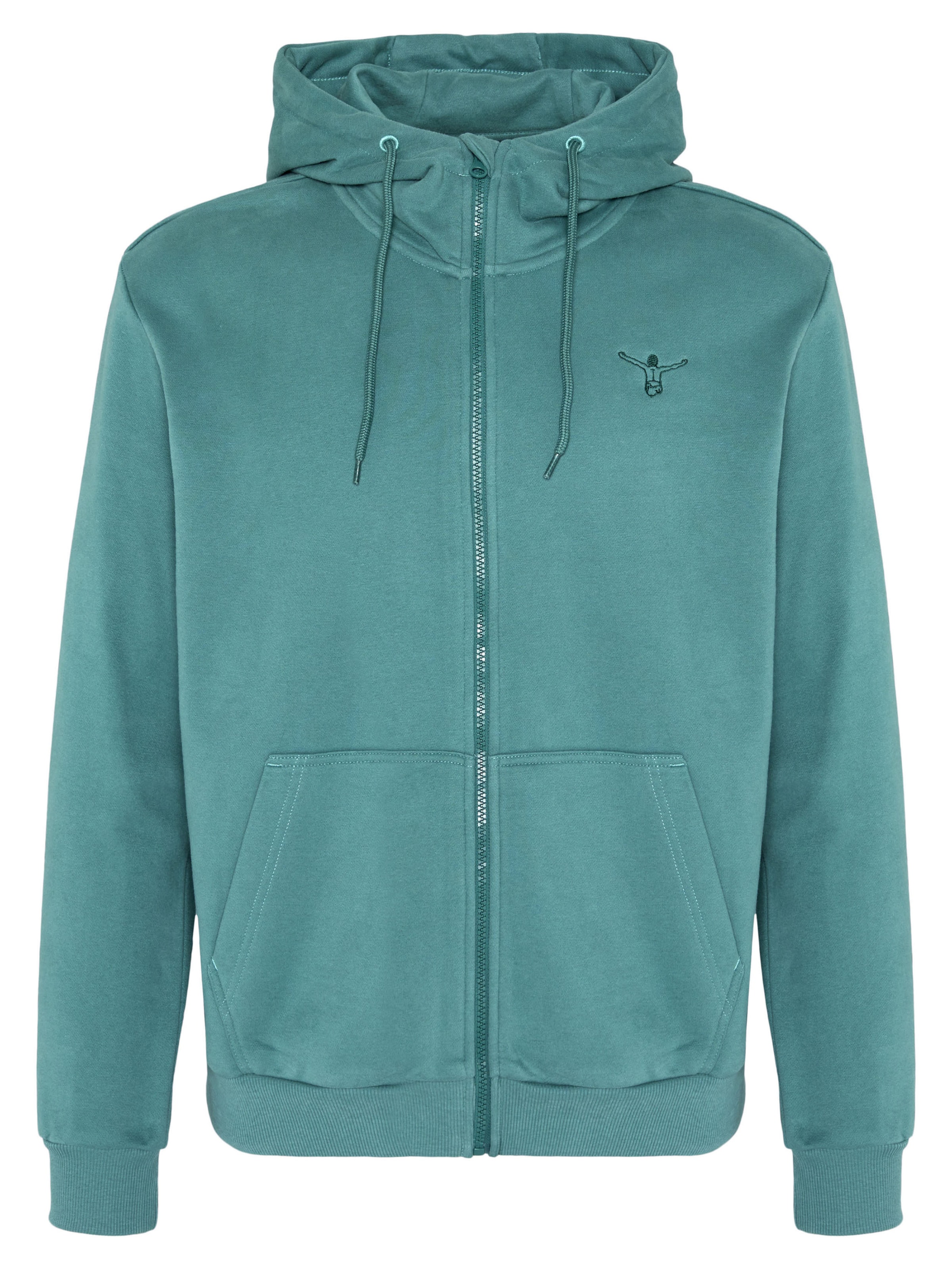 CHIEMSEE Sweatshirt ' mit tonalem Rückenprint ' in Blau: Vorderseite