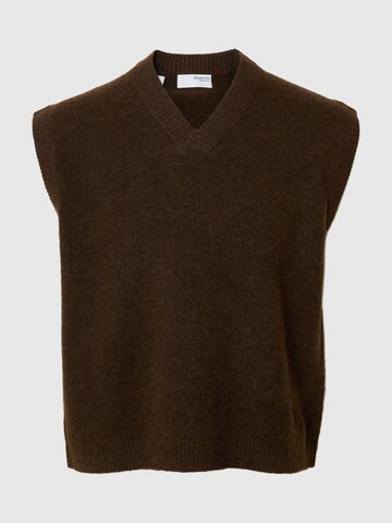 SELECTED - Camiseta sin mangas 'SLHRai' en marrón