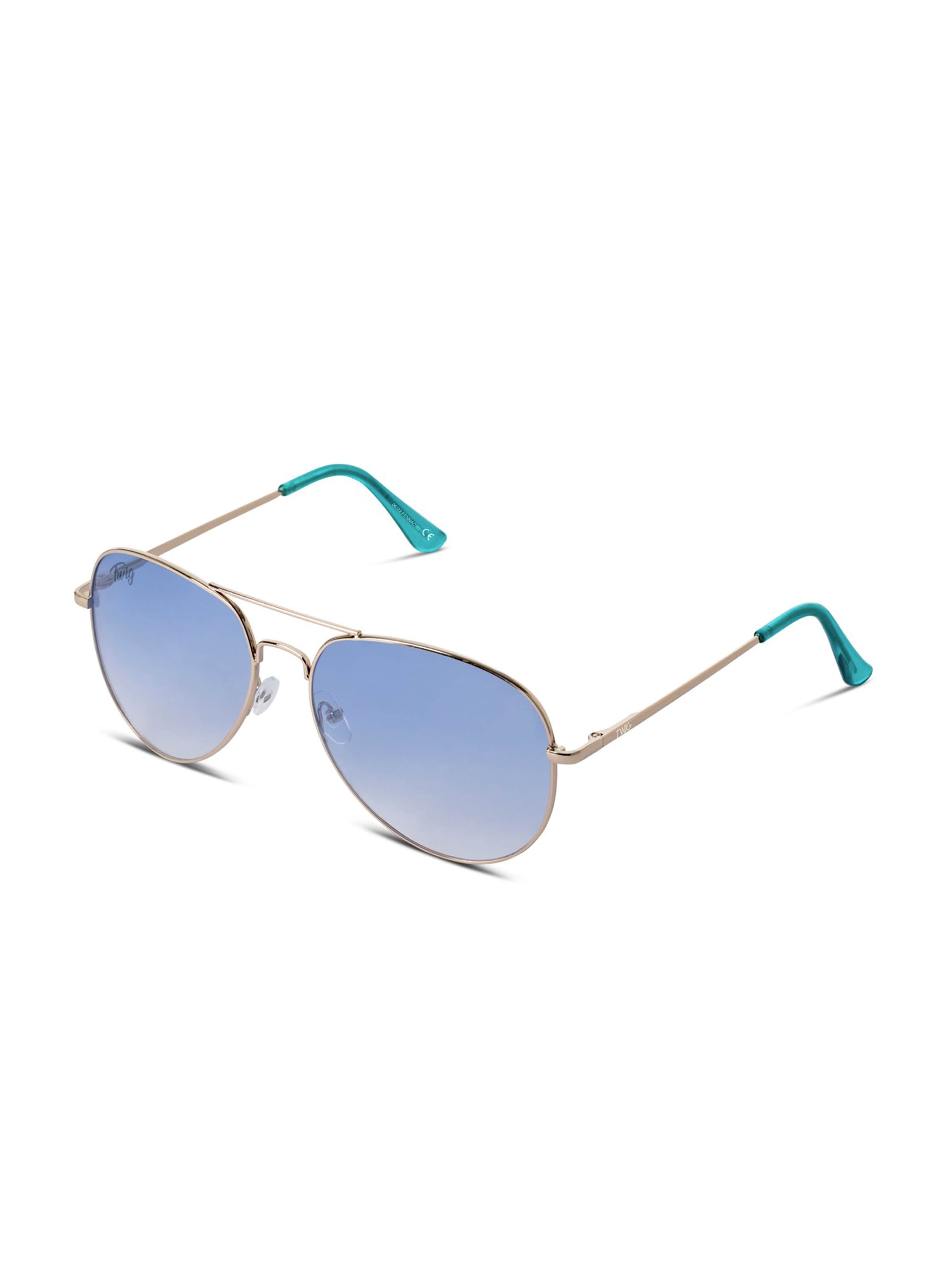 TWIG Concept Milano Okulary przeciwsłoneczne 'Pennac' w kolorze niebieski: przód