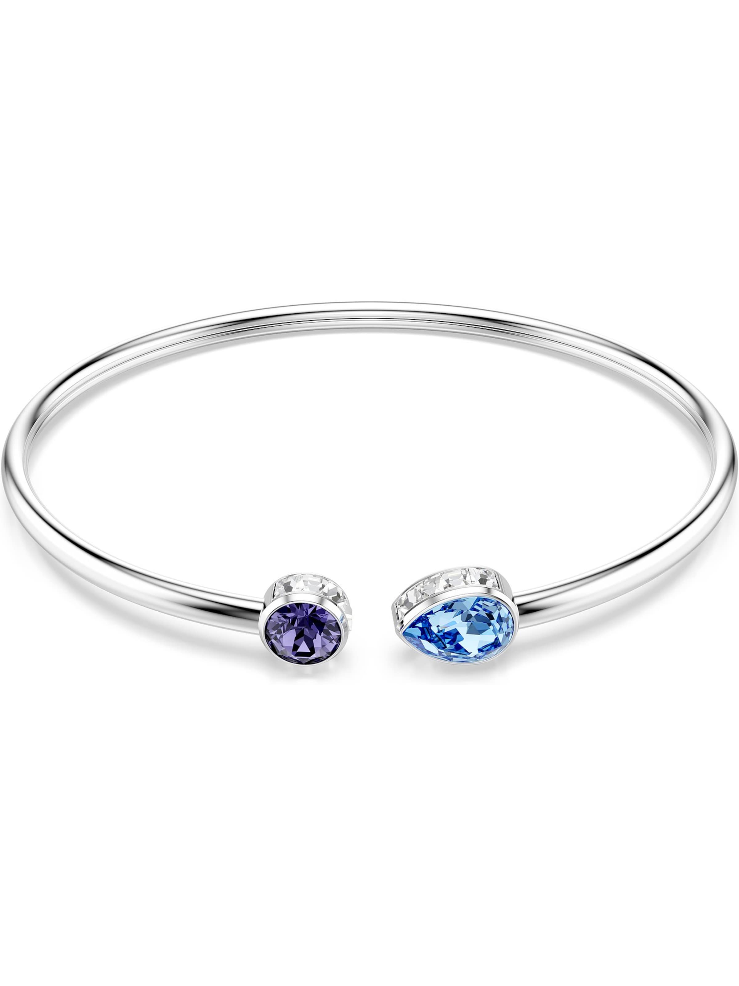 Swarovski Bracelet in Blue / Purple / Silver, Item view