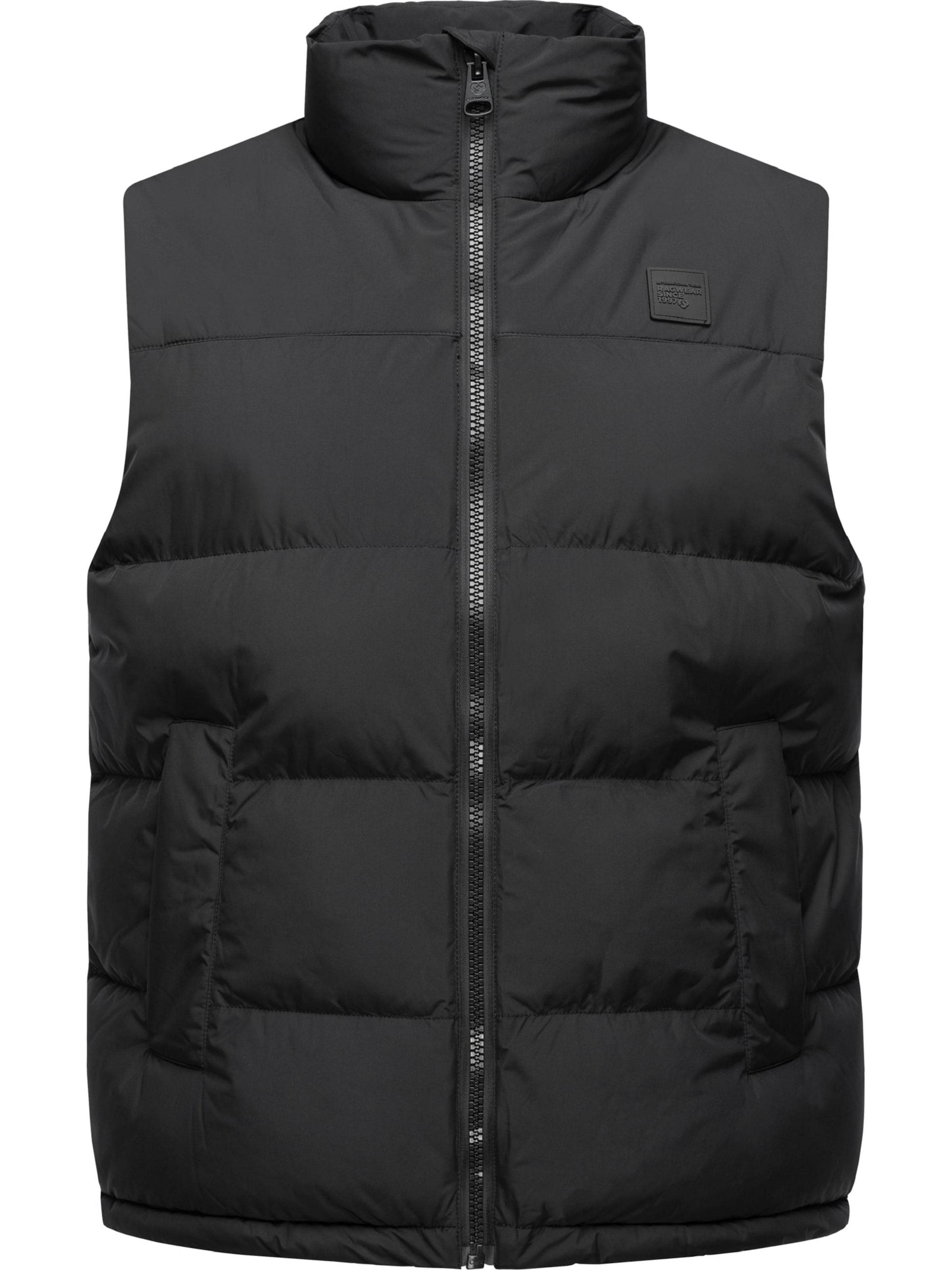 Gilet &#x27;Savan&#x27; Ragwear en noir : devant