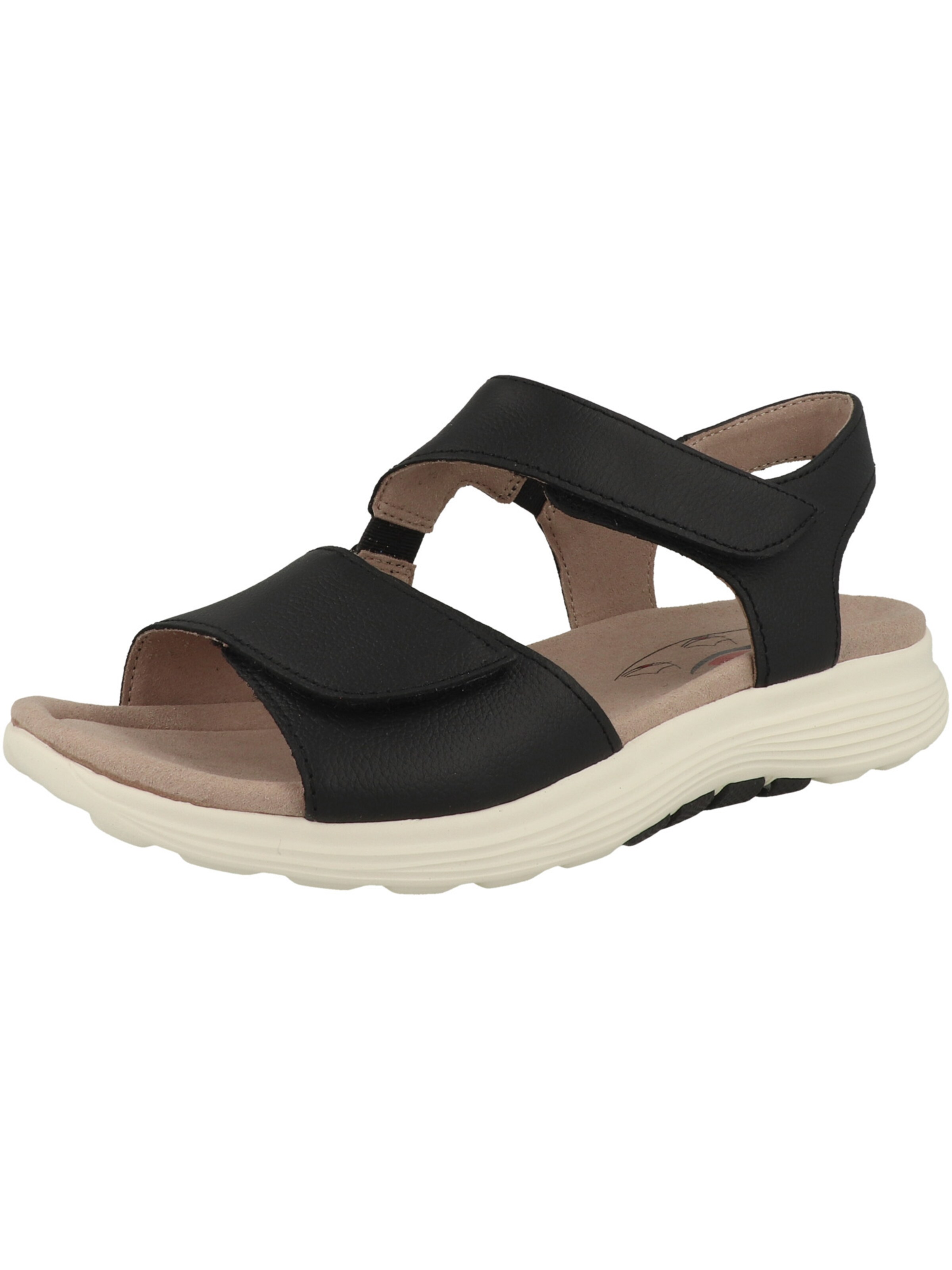 Rollingsoft - Sandalias de trekking en negro: frente