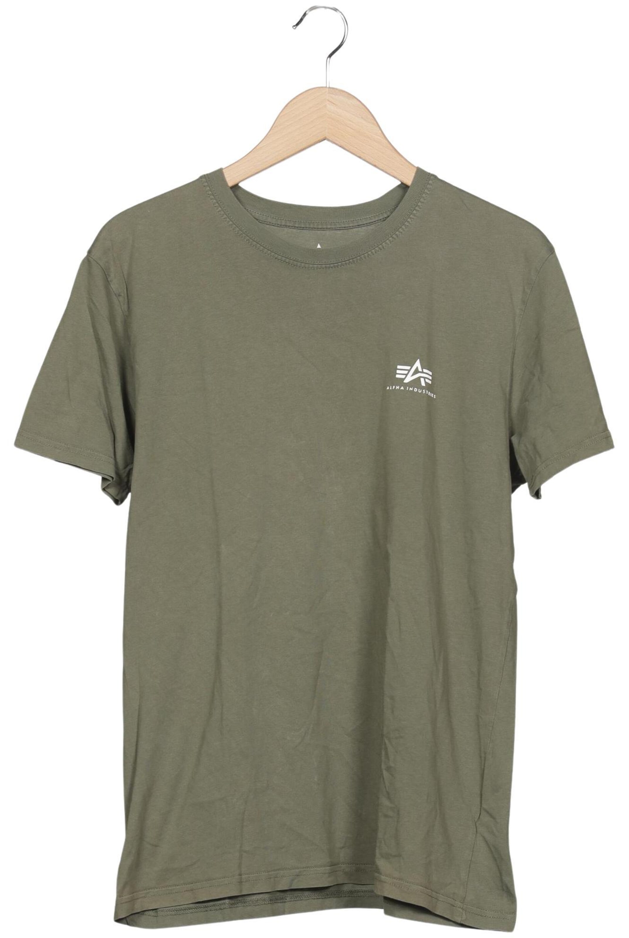 ALPHA INDUSTRIES Shirt in L in Green: front