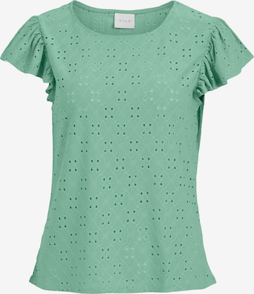 VILA Shirt 'Kawa' in Groen: voorkant