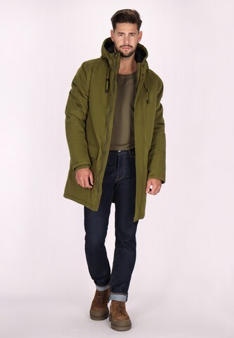 Parka invernale di DreiMaster Maritim in verde