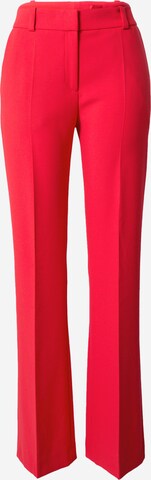 HUGO Regular Pleated Pants 'Hovani' in Red: front