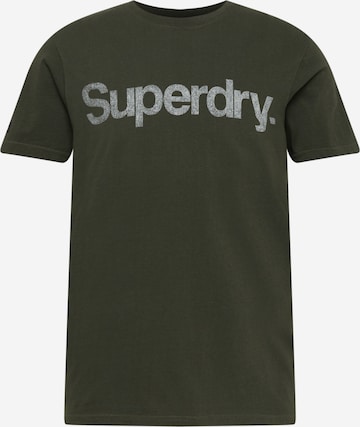 Superdry Tričko 'Classic Tee' – zelená: přední strana