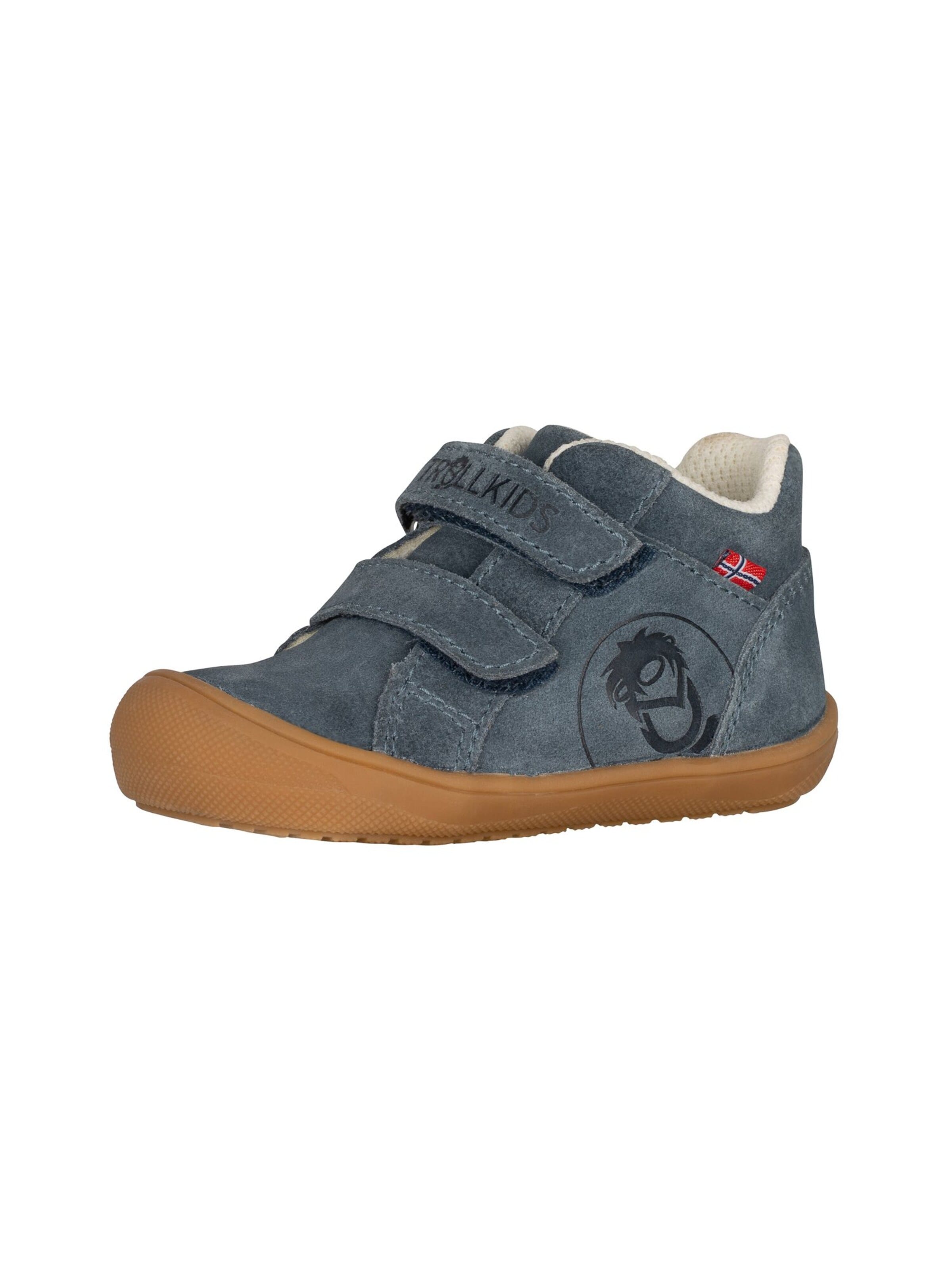 TROLLKIDS First-Step Shoes in Blue: front