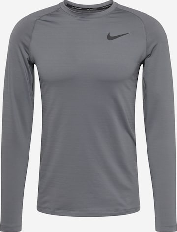 NIKE - Camiseta funcional 'Pro' en gris: frente