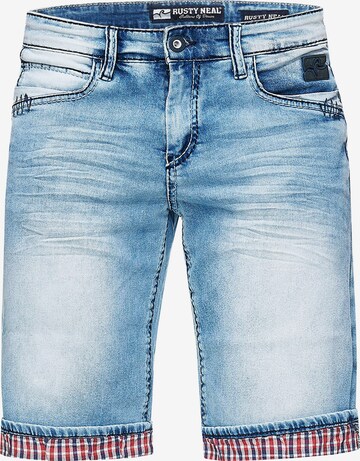 Rusty Neal Regular Jeans 'Dunster' in Blue: front