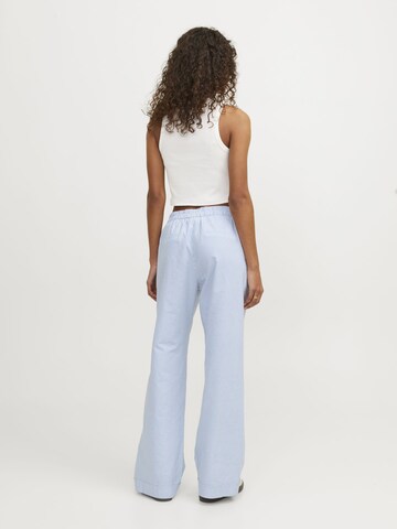 JJXX Wide leg Bandplooibroek 'SIVA' in Blauw