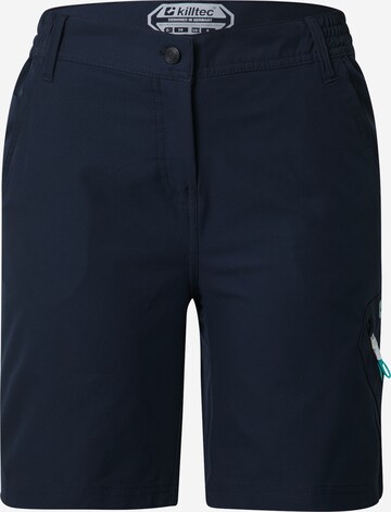 KILLTEC Outdoor Pants 'Trin' in Blue: front