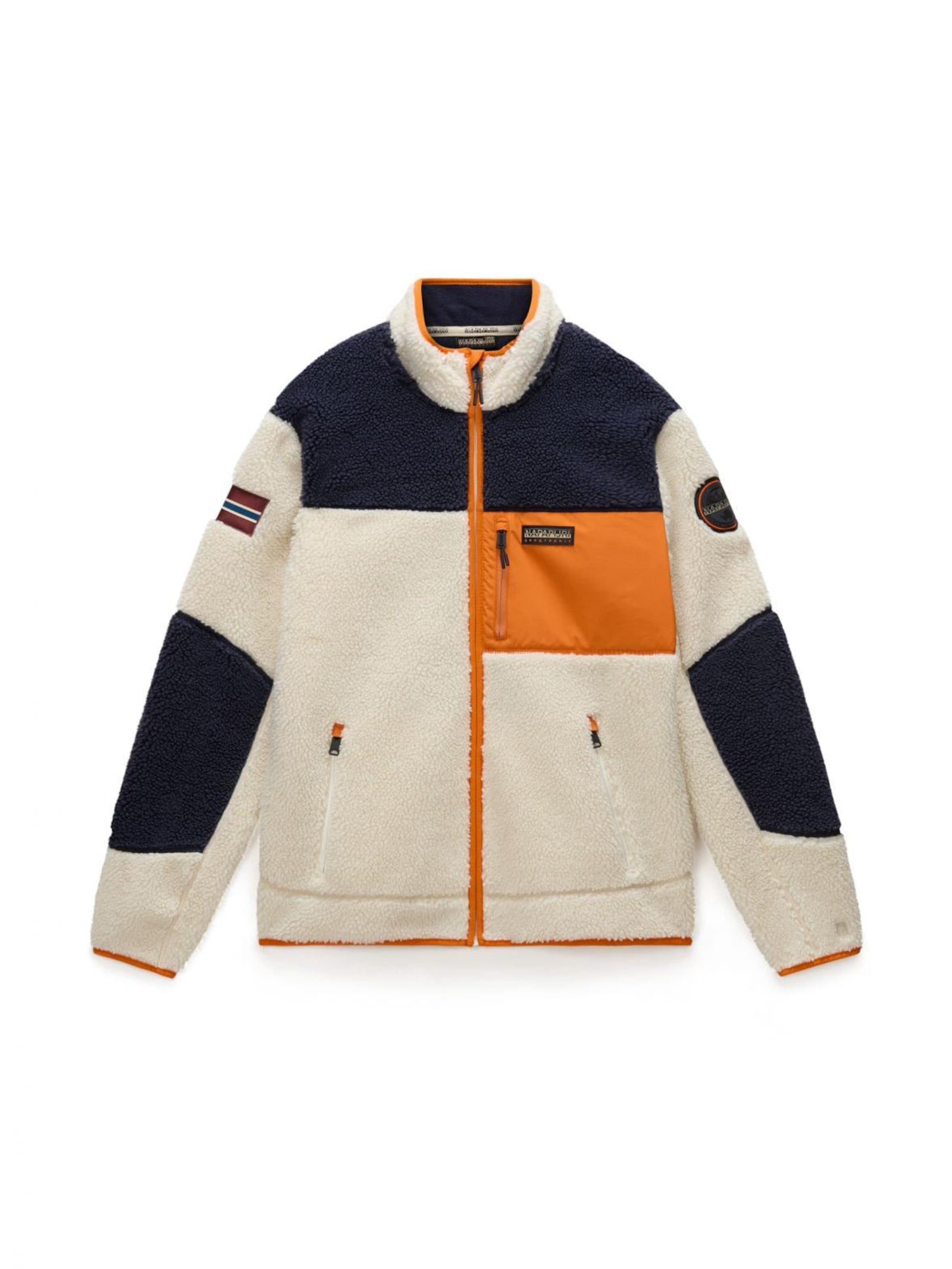 Giacca di pile di NAPAPIJRI in bianco: frontale