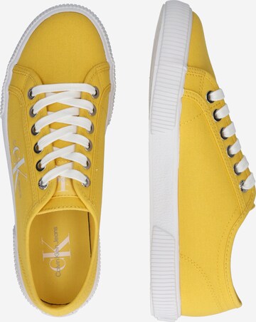 Calvin Klein Jeans Низкие кроссовки в Желтый