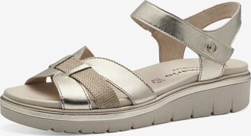 TAMARIS Sandal i gul: framsida