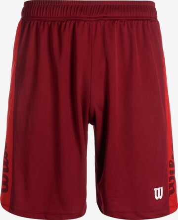 WILSON Loose fit Workout Pants in Red: front