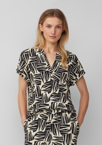 s.Oliver Shirt in Zwart: voorkant