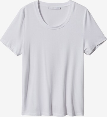 MANGO T-shirt 'VISCA' i vit: framsida