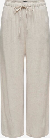 Wide Leg Pantalon 'SIESTA' ONLY en beige : devant