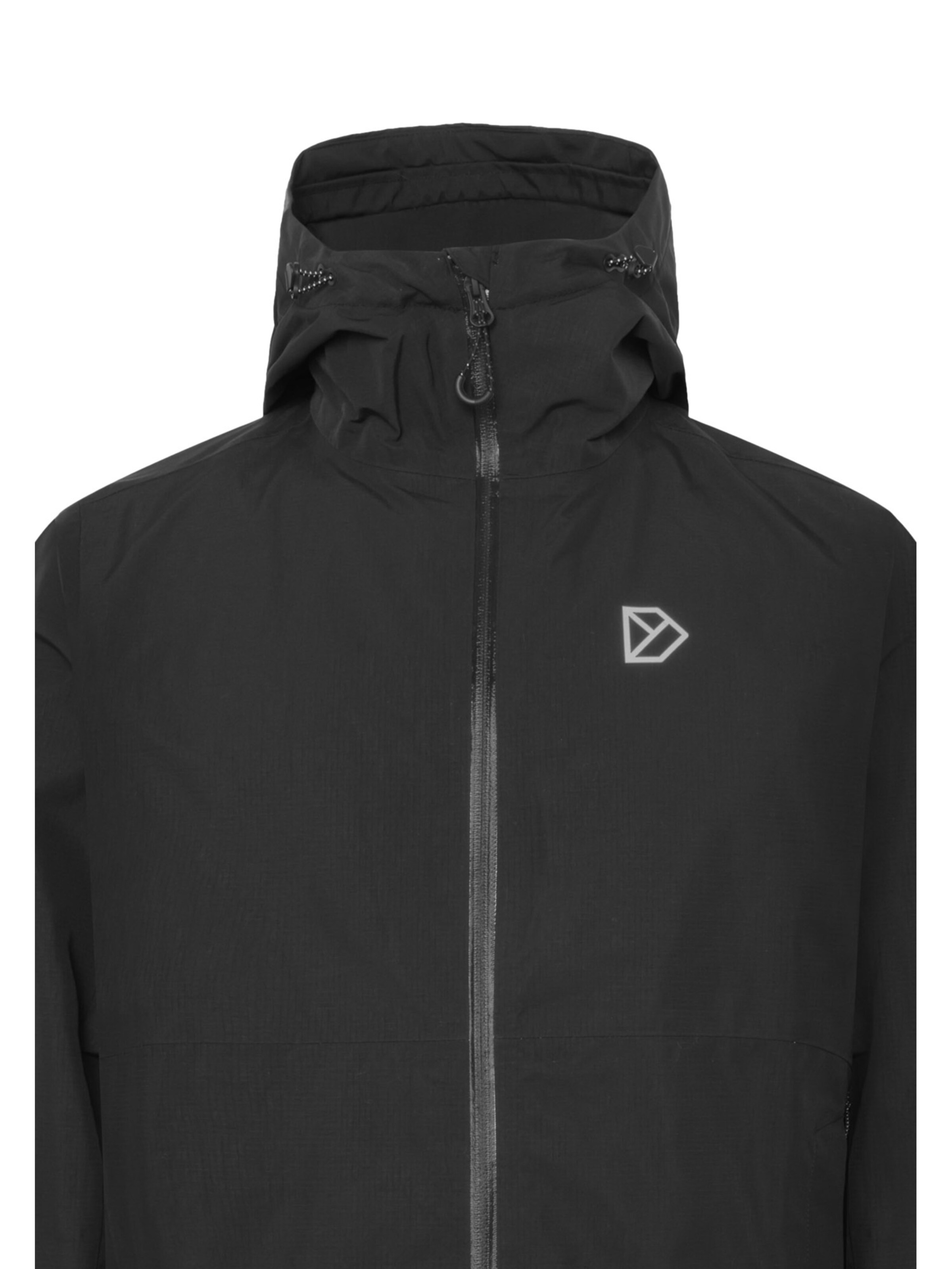 Didriksons Outdoorjas 'Trien' in Zwart