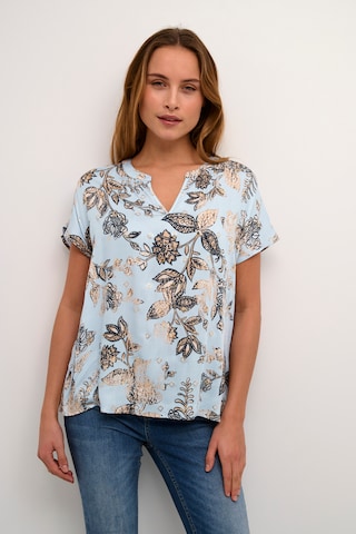 CULTURE Blouse in Blue: front