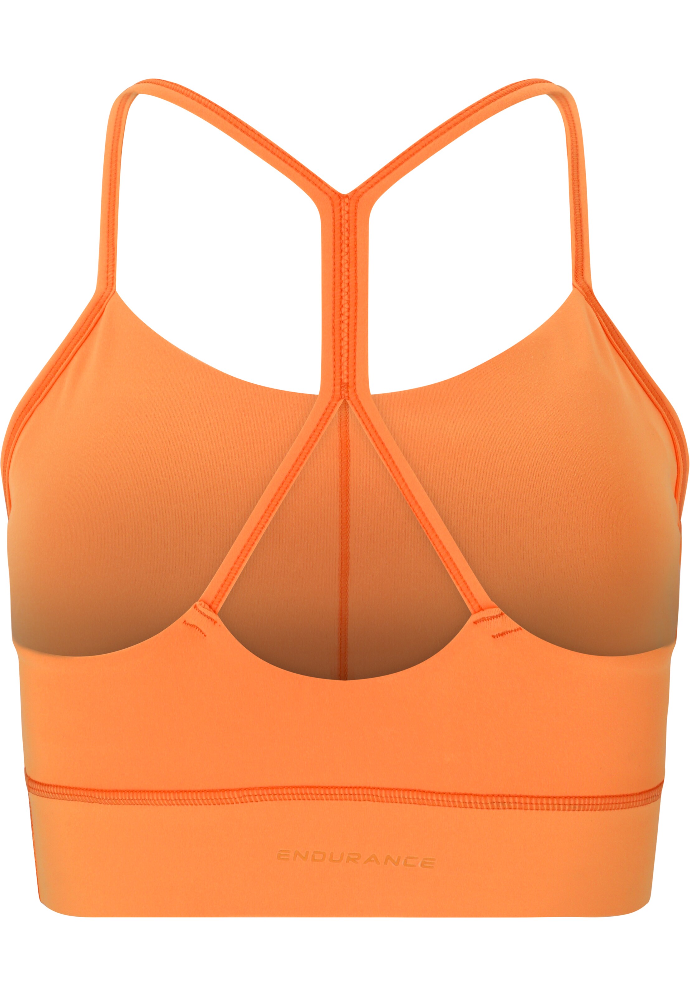 ENDURANCE Bustier Biustonosz sportowy 'Raleigh' w kolorze pomarańczowy