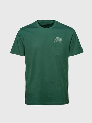 FORSBERG Shirt 'Pokason T-Shirt mit Brusttasche' in Green: front