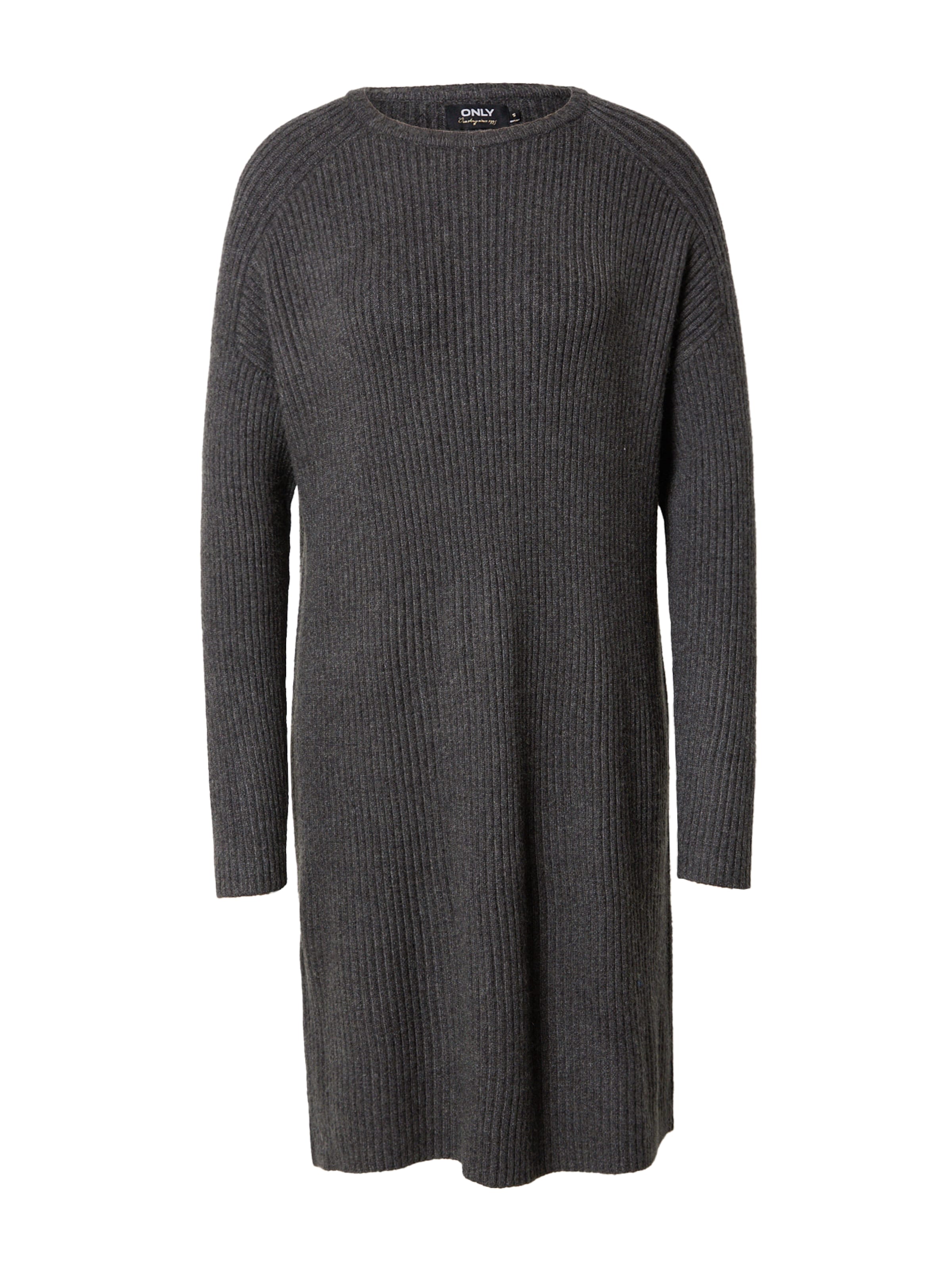 ONLY Трикотажное платье 'ONLFia Katia' в Серый: спереди