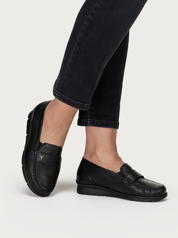 VITAFORM Mokassin in Schwarz
