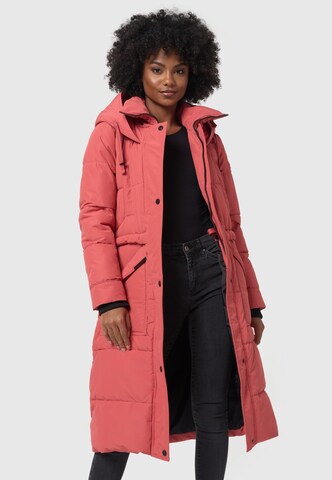 MARIKOO Winter coat 'Ayumii' in Pink: front