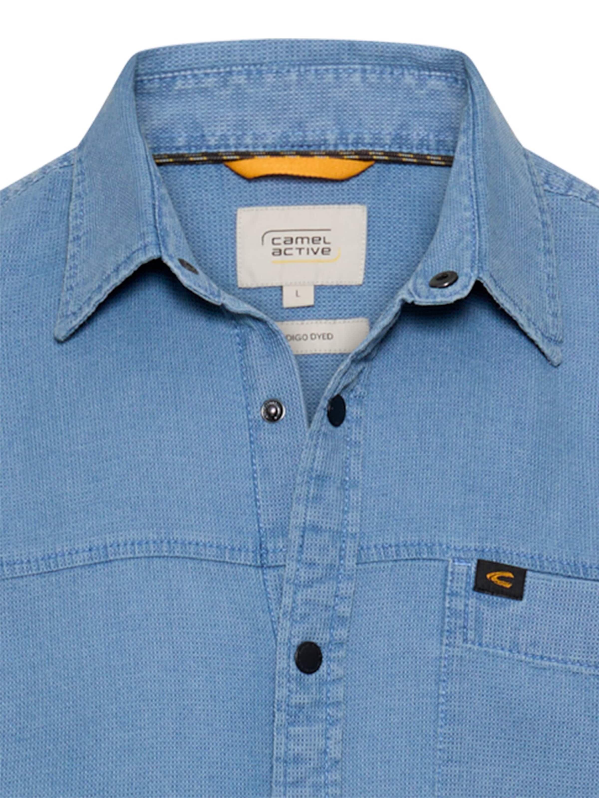 CAMEL ACTIVE Regular fit Button Up Shirt in Blue