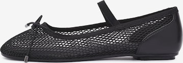 Ballerines à lanières Derimod en noir : devant