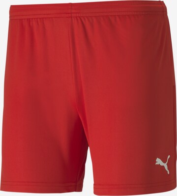 regular Pantaloni sportivi 'Team Goal 23' di PUMA in rosso