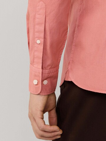 Hackett London Regular Fit Hemd 'Ess' in Rot