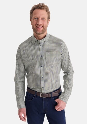 Coupe regular Chemise 'HARRISON' Stooker Men en vert : devant