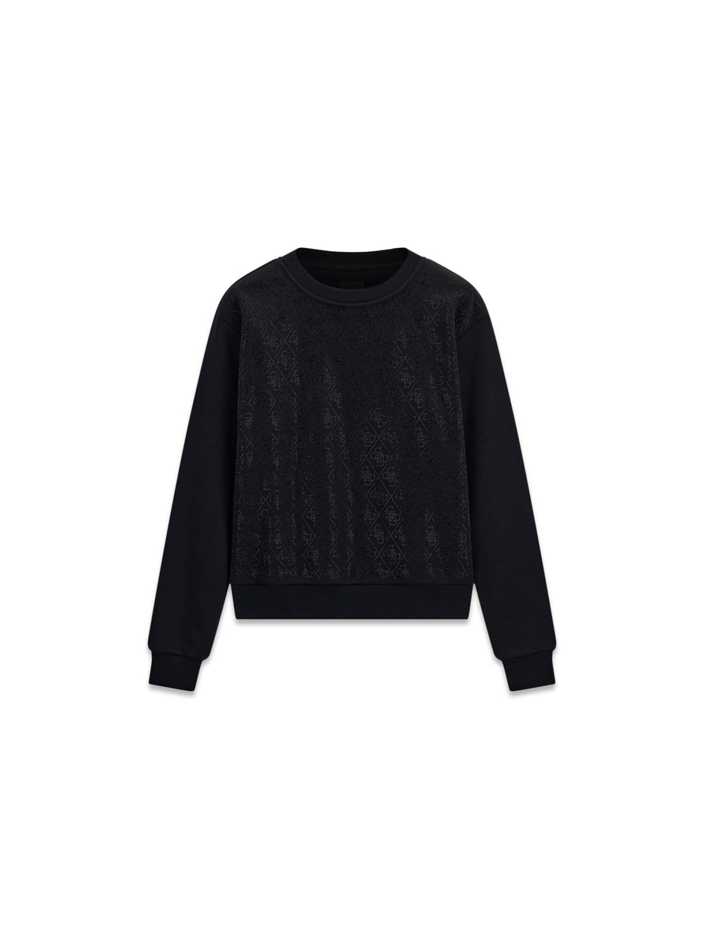 GUESS Sweatshirt in Schwarz: Vorderseite