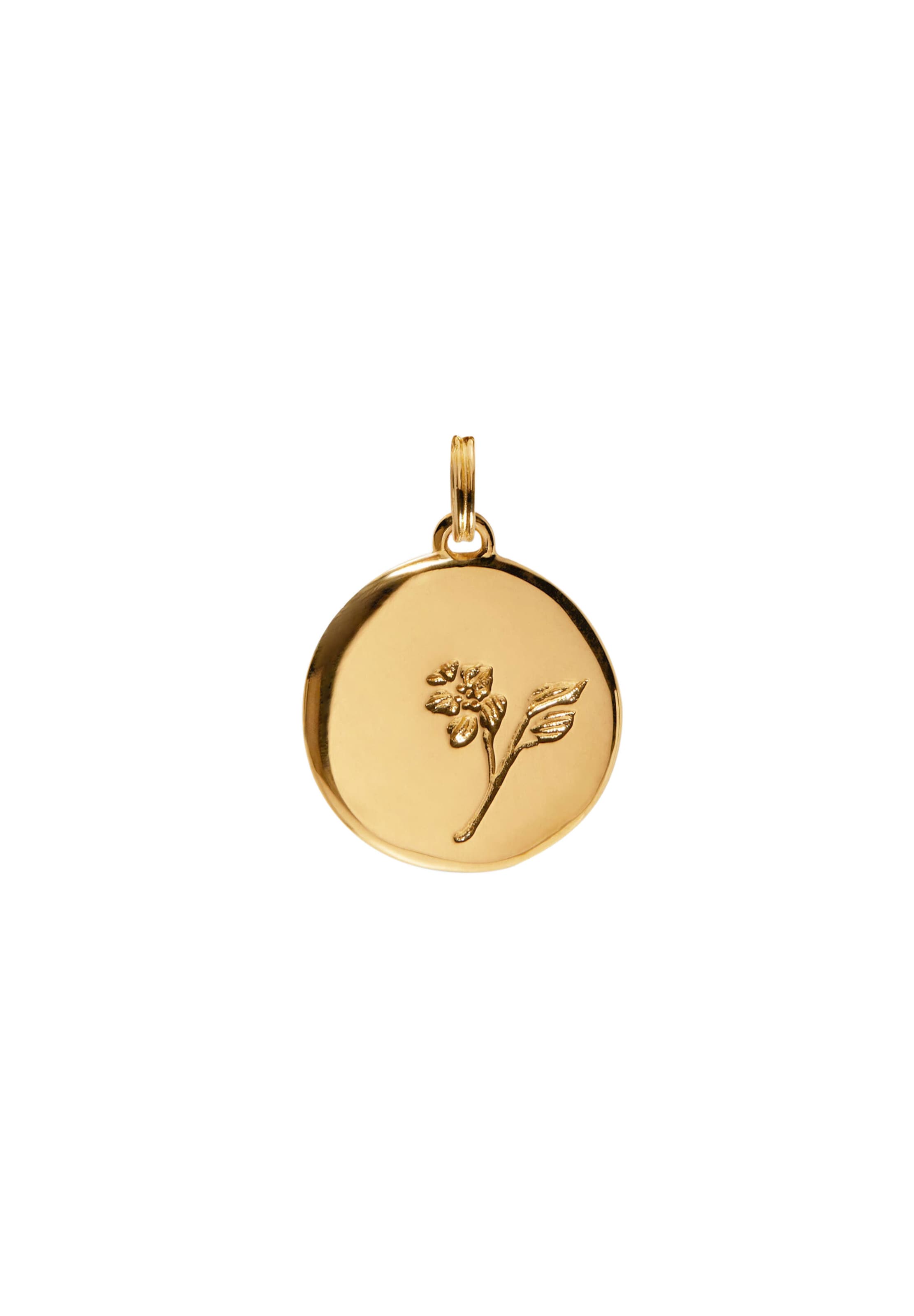 Stilnest Pendant 'Lilie' in Gold: front