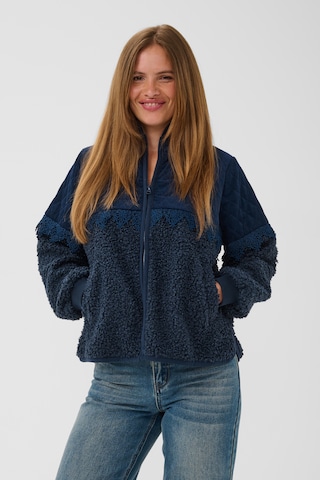 Veste mi-saison CULTURE en bleu : devant
