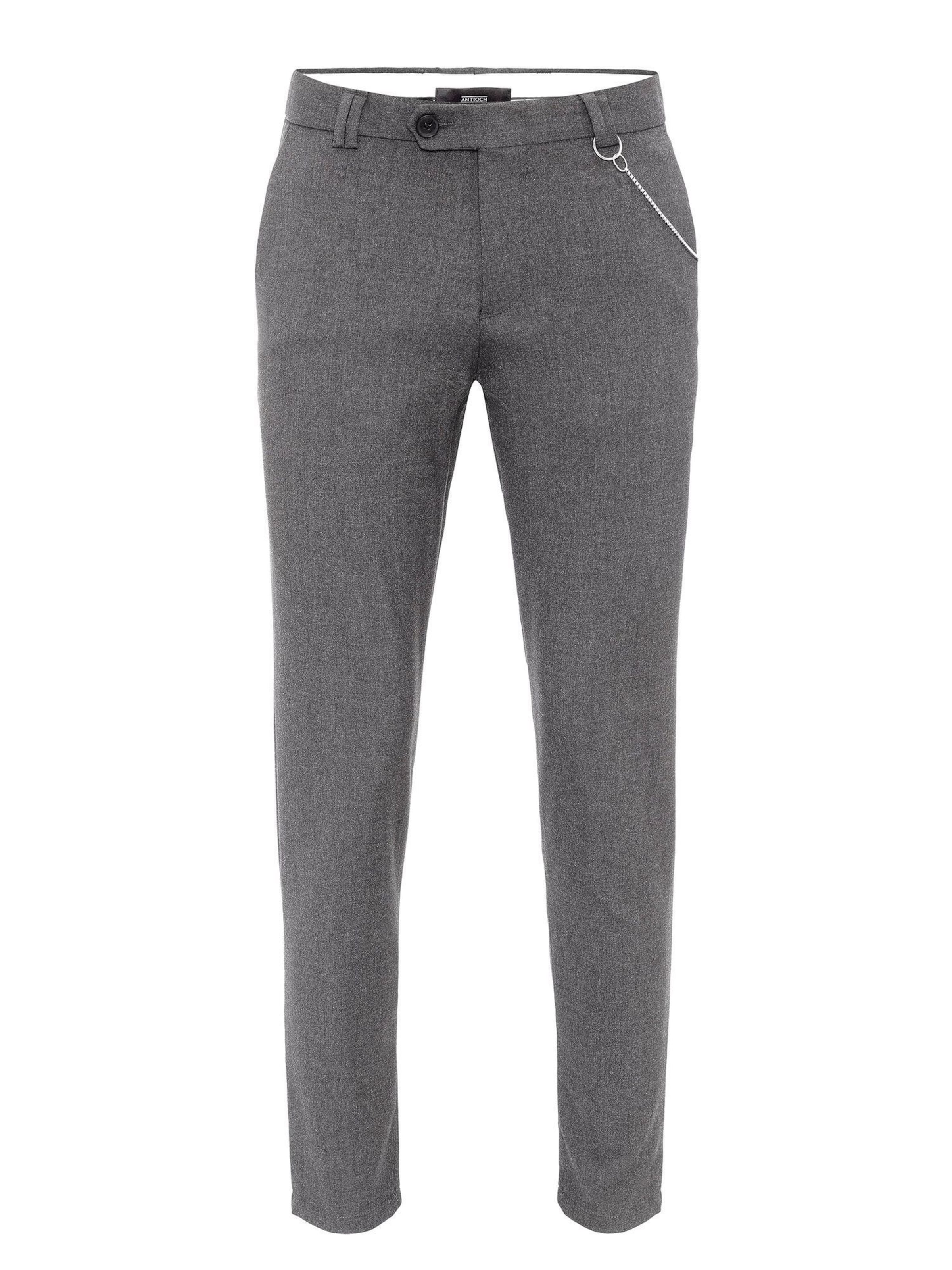 Antioch Слим Брюки-чинос в Серый: спереди
