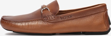 Kazar - Mocasines en marrón: frente