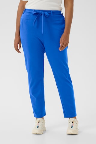 Regular Pantalon 'Jenna' KAFFE CURVE en bleu : devant