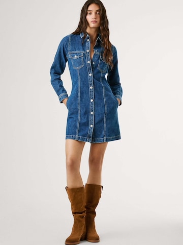 Robe-chemise 'Authentic' Pepe Jeans en bleu