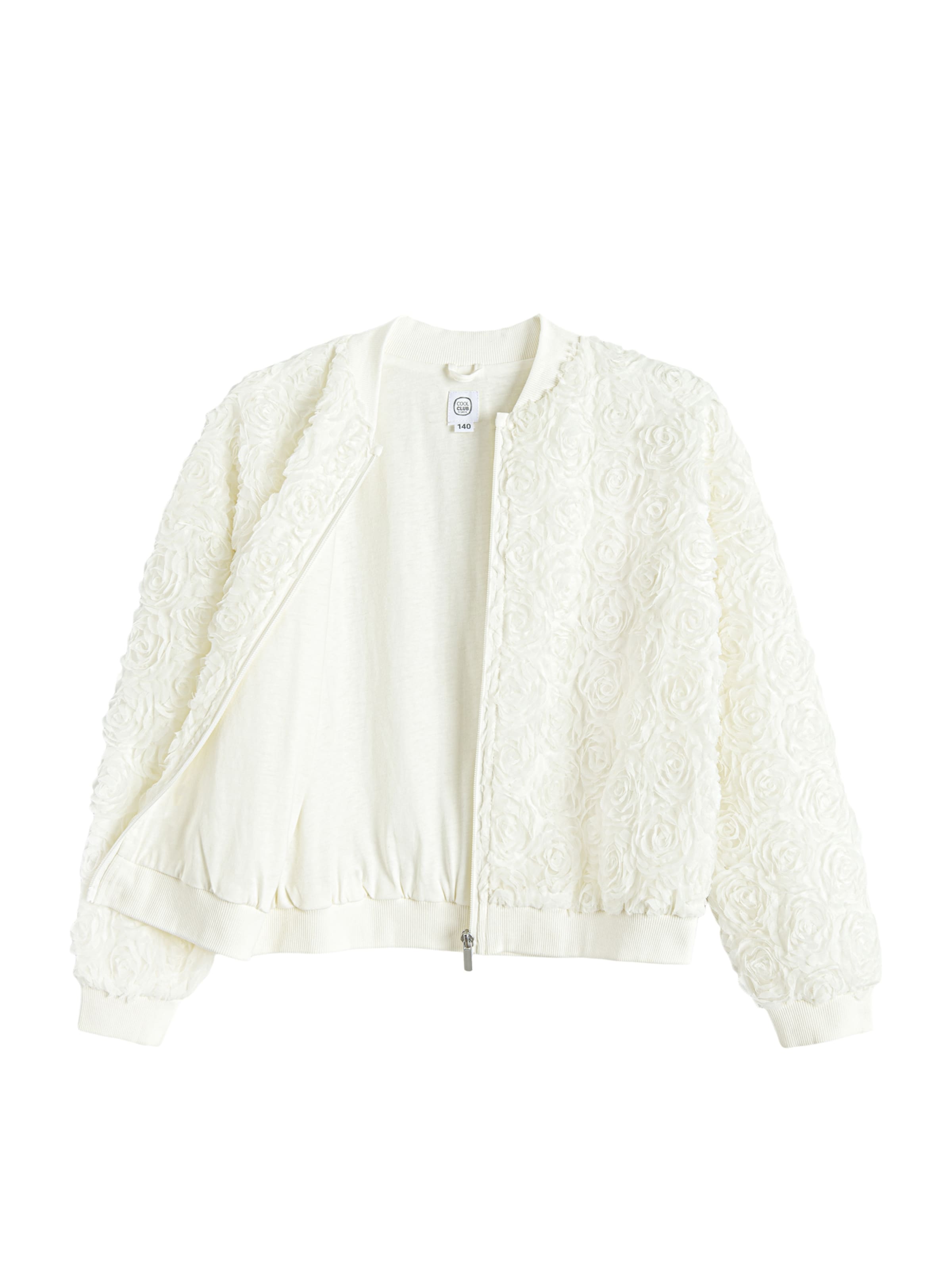 Cool Club Кофта на молнии в Белый