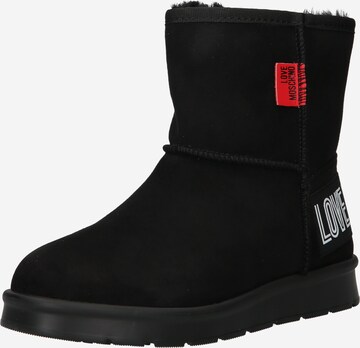 Love Moschino Boots in Schwarz: predná strana