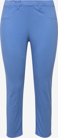 Ulla Popken Broek in Blauw: voorkant