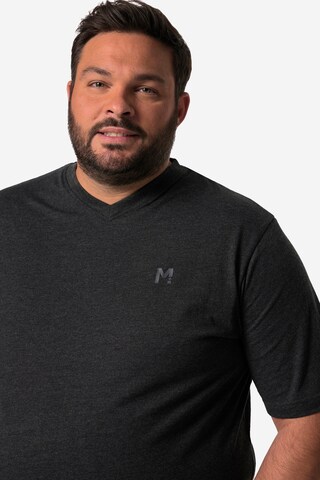 Men Plus Shirt in Schwarz